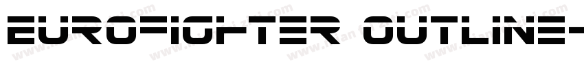 Eurofighter Outline字体转换
